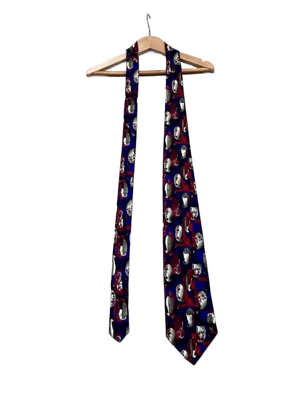 Vintage Nordstrom Men's Silk Abstract Pattern Tie Made in Italy